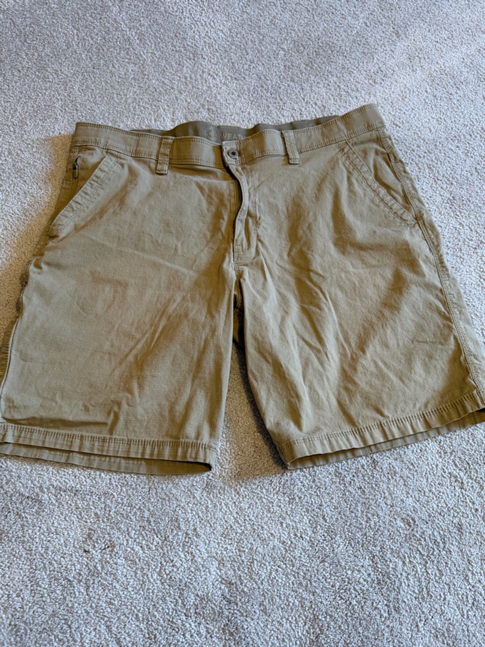 Men's Casual Tan Chino Shorts
